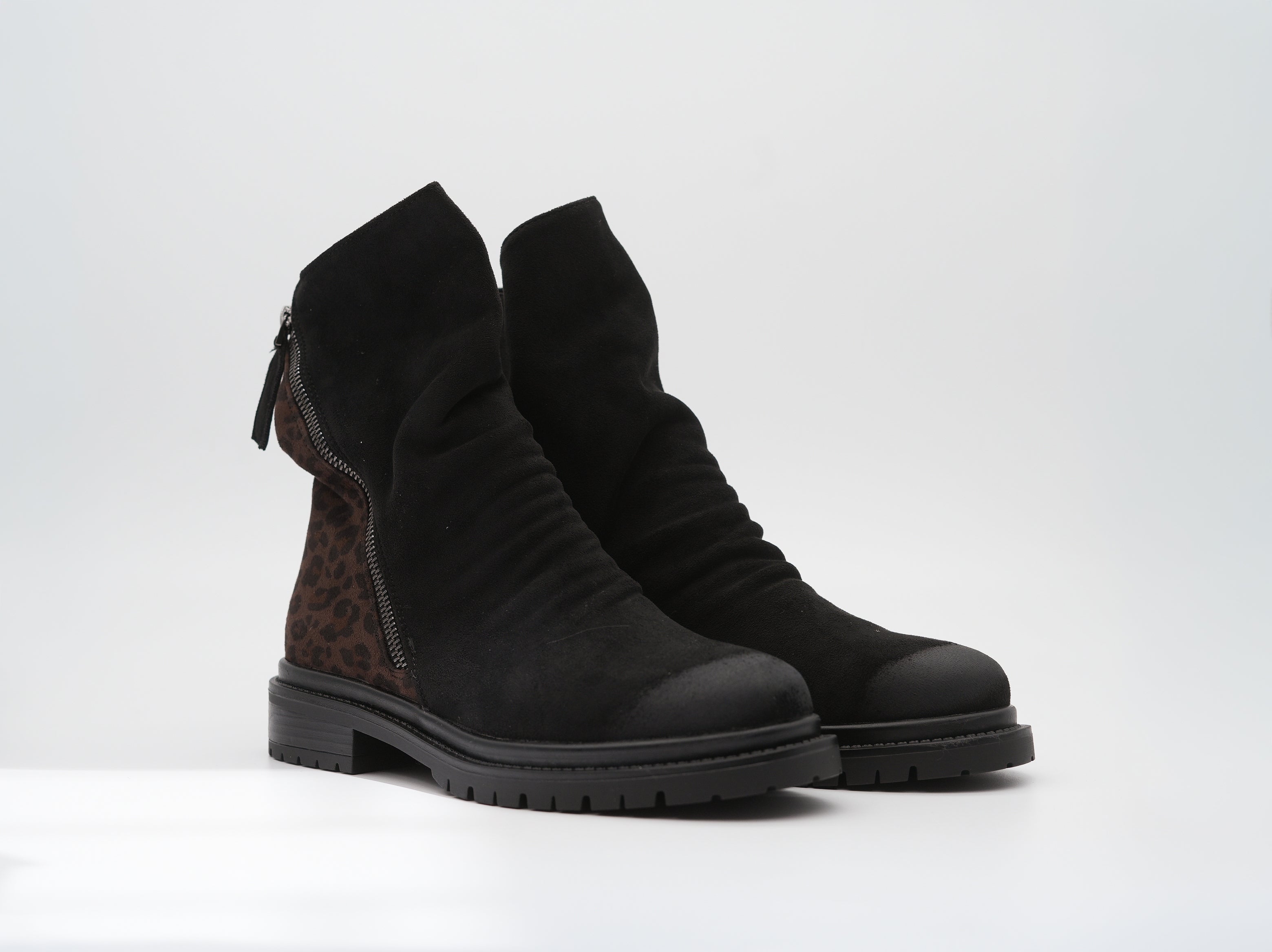 Ankle Boots mit seitlichem Reißverschluss