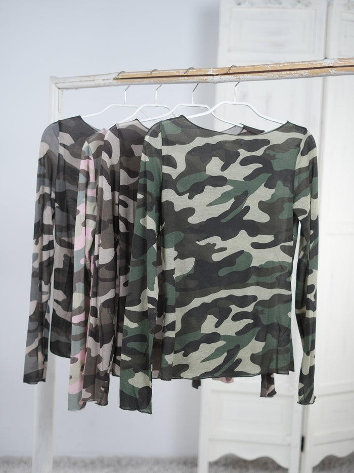 Long Sleeve in Camouflage
