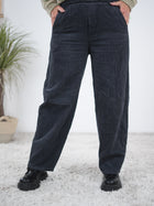 Wide Leg Hose aus Kord