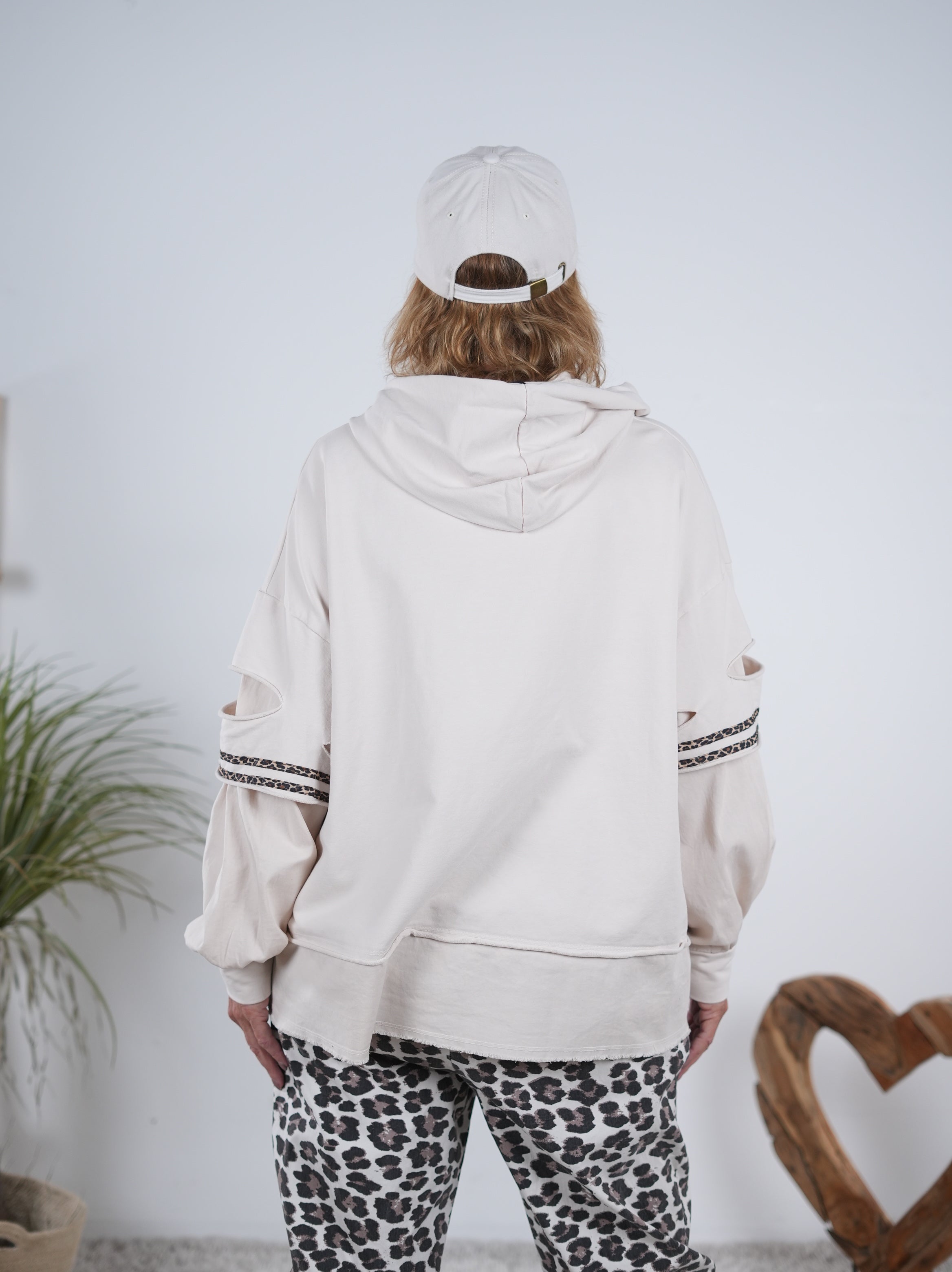 bequemer Hoody mit auffälligen Ärmeln