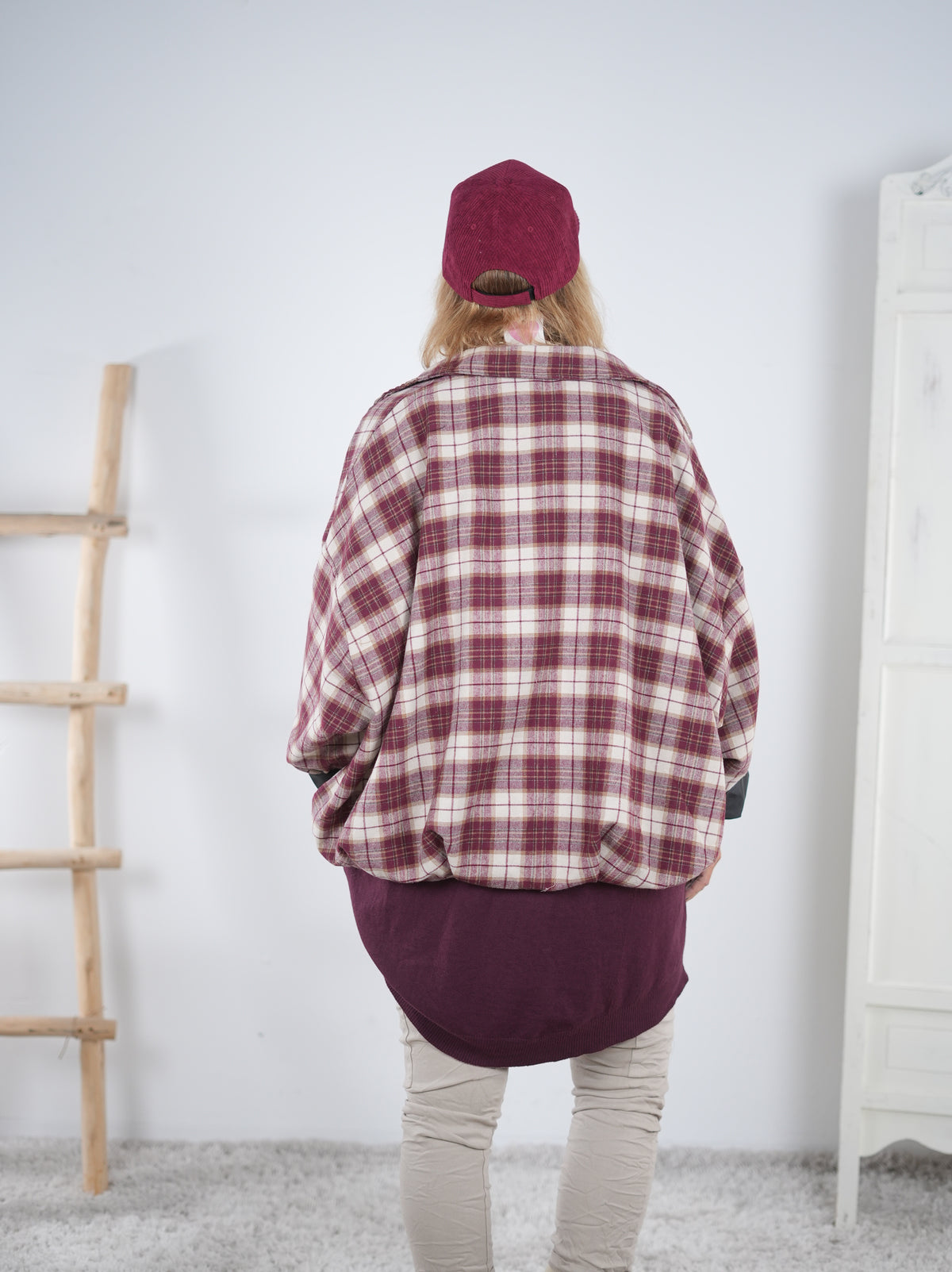 leichte Jacke im Flanell Stil, kariert