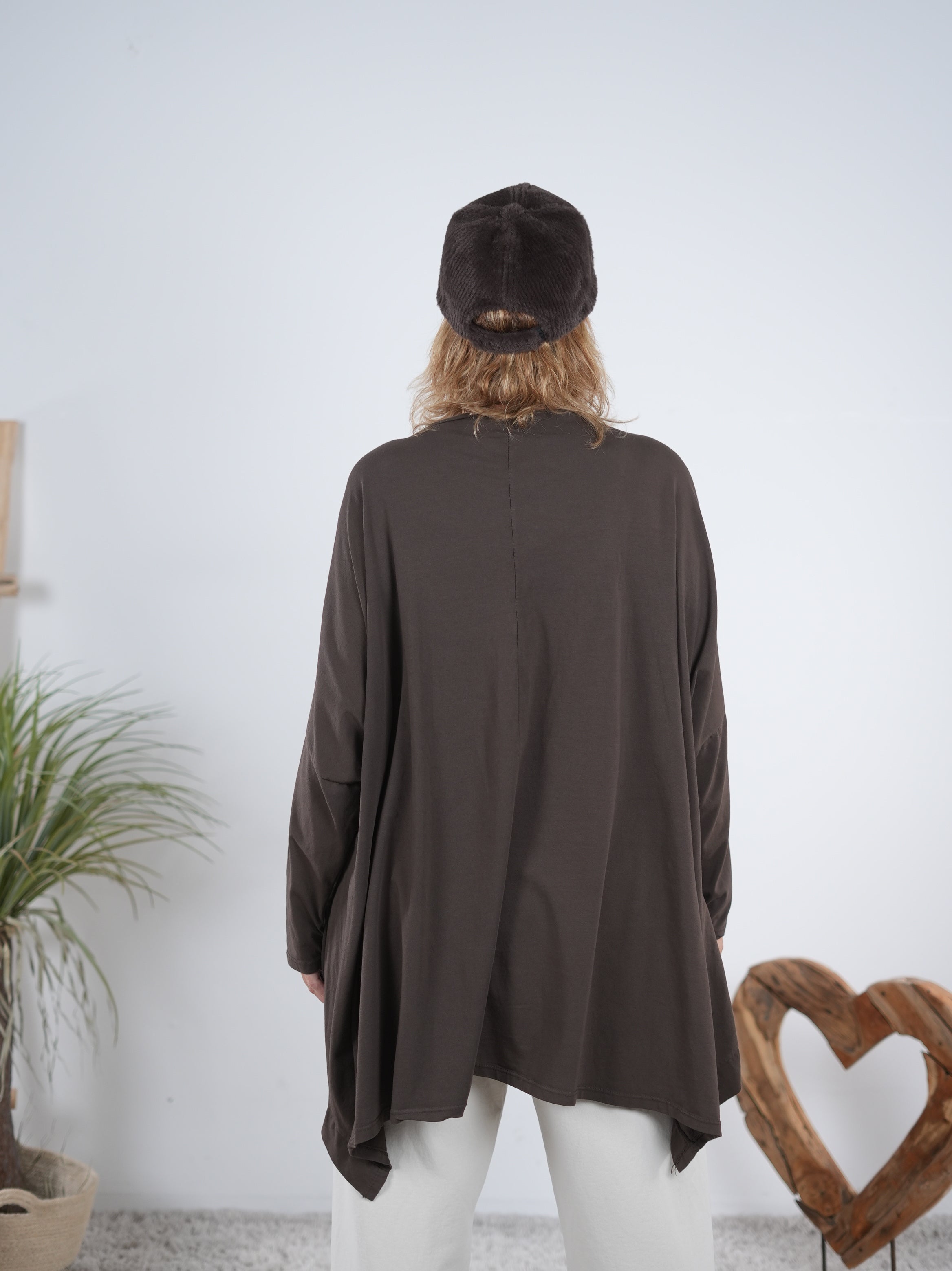 oversize Shirt mit "London" Schriftzug