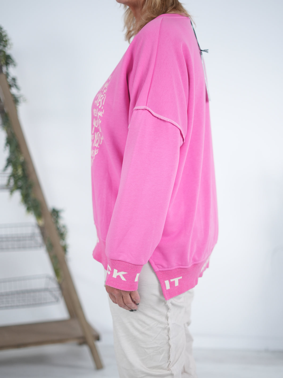 sportliches Sweatshirt mit Ärmelbündchen
