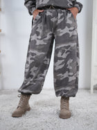 Weiche Pumphose im Camouflage Look