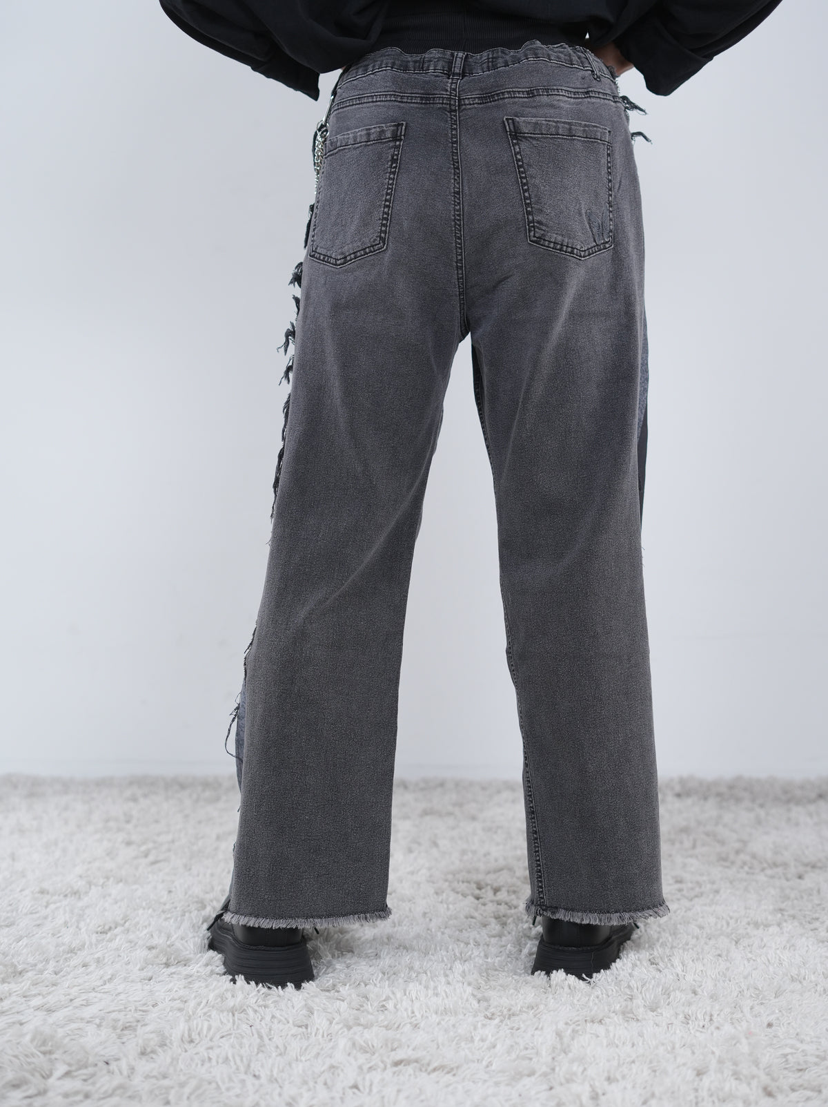Wide Leg Hingucker Pants mit Skull Motiv