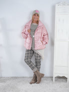Outdoor Jacke mit Eingriffstaschen Altrosa