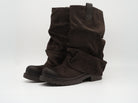 Stulpen Stiefel in Veloursleder-Optik