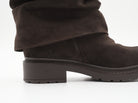 Stulpen Stiefel in Veloursleder-Optik