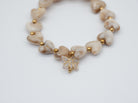Armband mit marmorierten Herzen