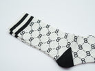 Weiche Socken in schwarz-weiß