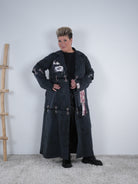3 in 1 Hingucker Mantel mit Image Patches, schwarz