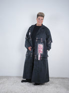 3 in 1 Hingucker Mantel mit Image Patches, schwarz