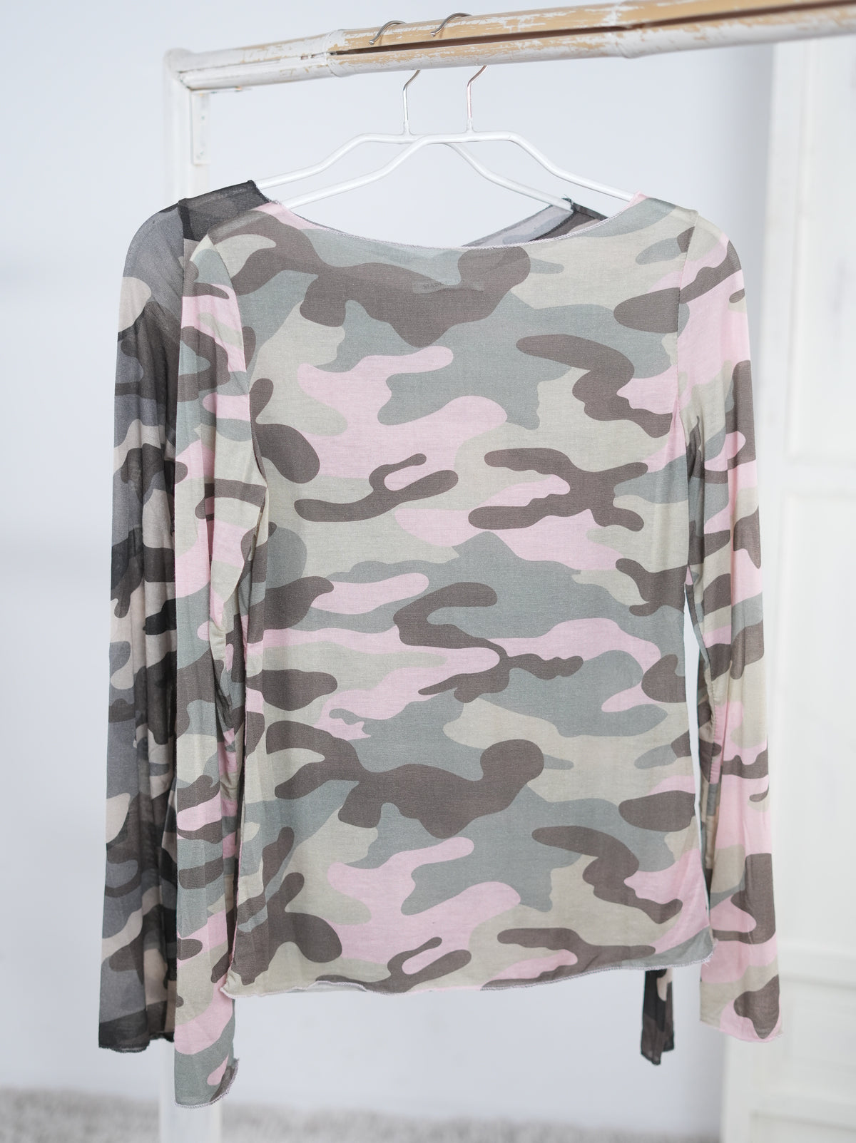 Long Sleeve in Camouflage Rosa