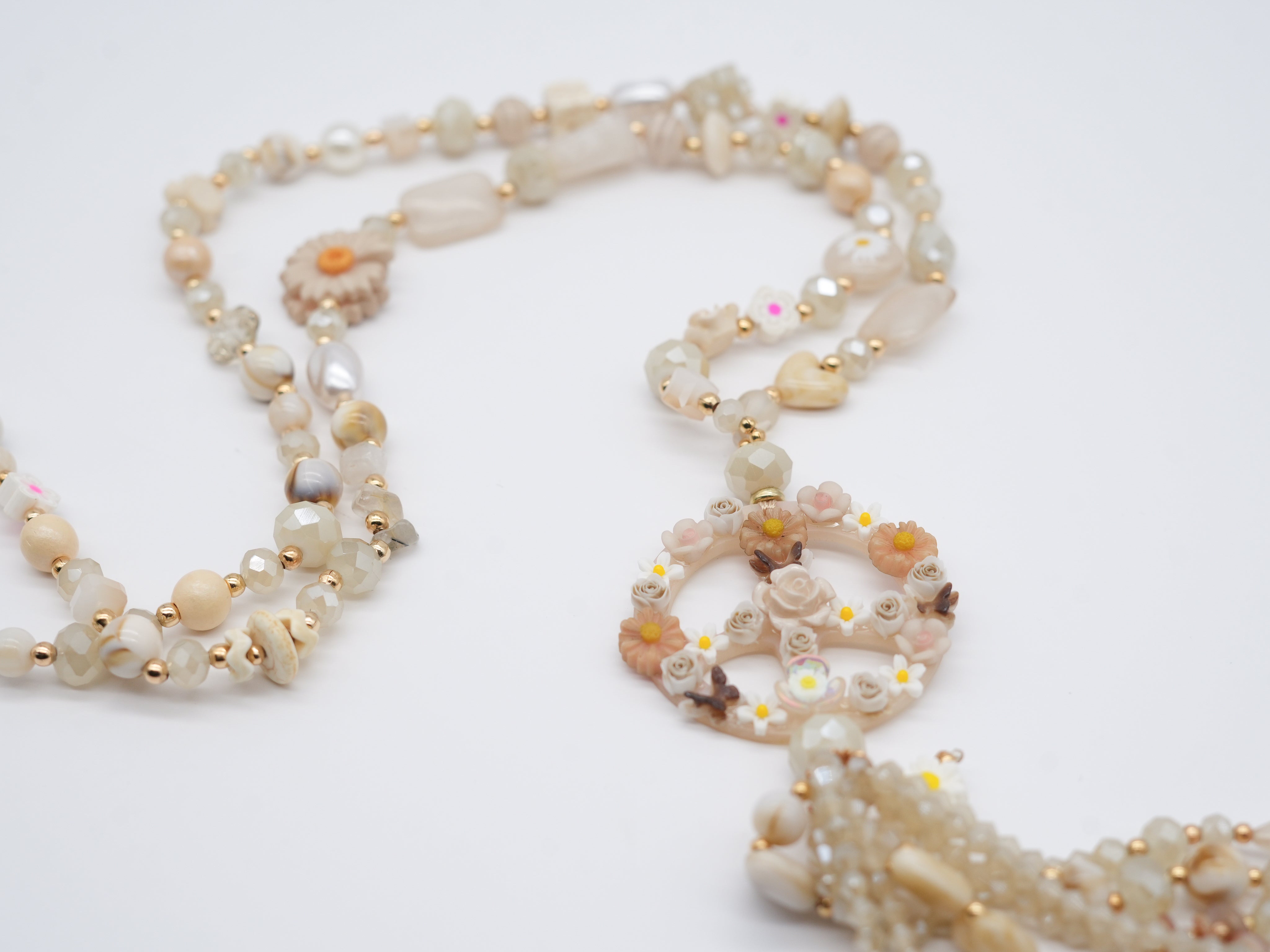 Modeschmuck ~Peace!~ Beige