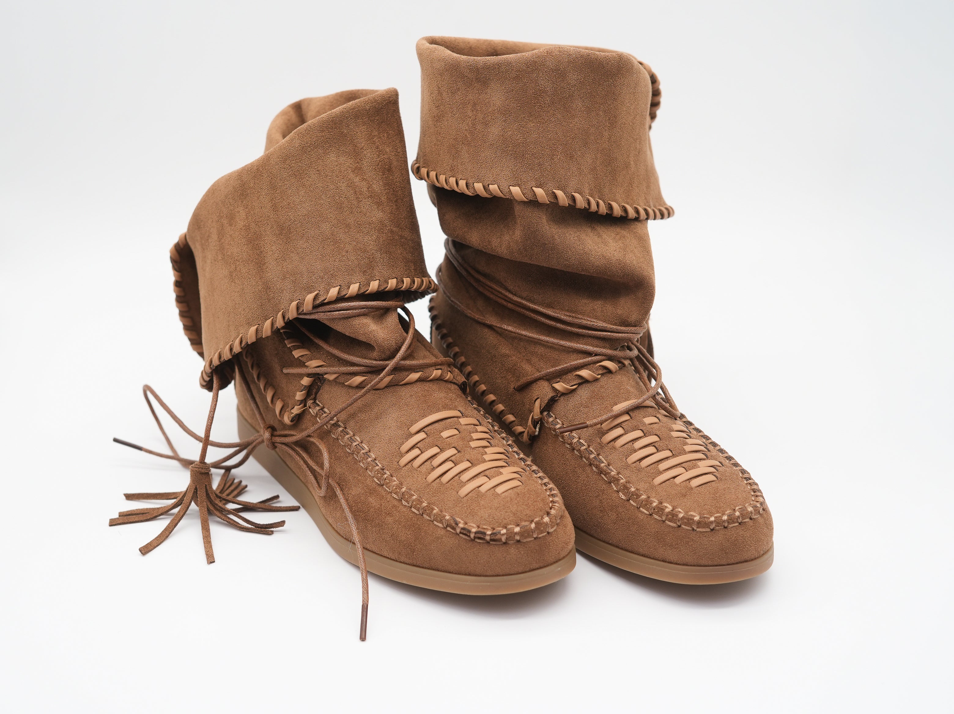 Boots mit Schnürung