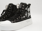High Sneaker mit Paillettenmuster