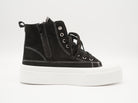 High Sneaker mit Paillettenmuster
