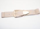 Stretch Gürtel in verschiedenen Herbst Farben Beige Gold