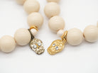 SchauTime Armband, Keramikperlen mit Skull Amulett