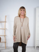 bequemes langarm Basic, wow Camel