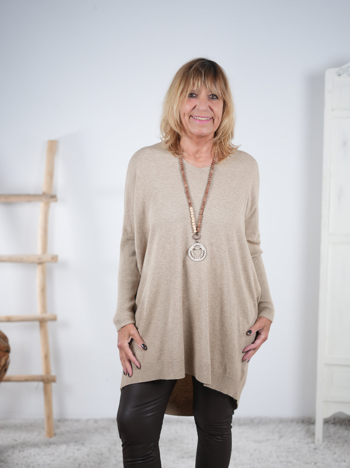 bequemes langarm Basic, wow Camel