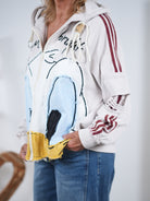 Hingucker Sweat Jacke mit markantem Motiv
