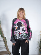 Hingucker Sweaty mit Patches und Pailletten