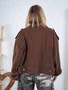 Jeans Jacke in lockerer Passform