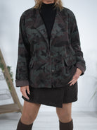 Kord Blazer in Camo Look, oversize