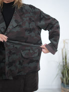 Kord Blazer in Camo Look, oversize