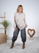 langarm Shirt aus Viskose