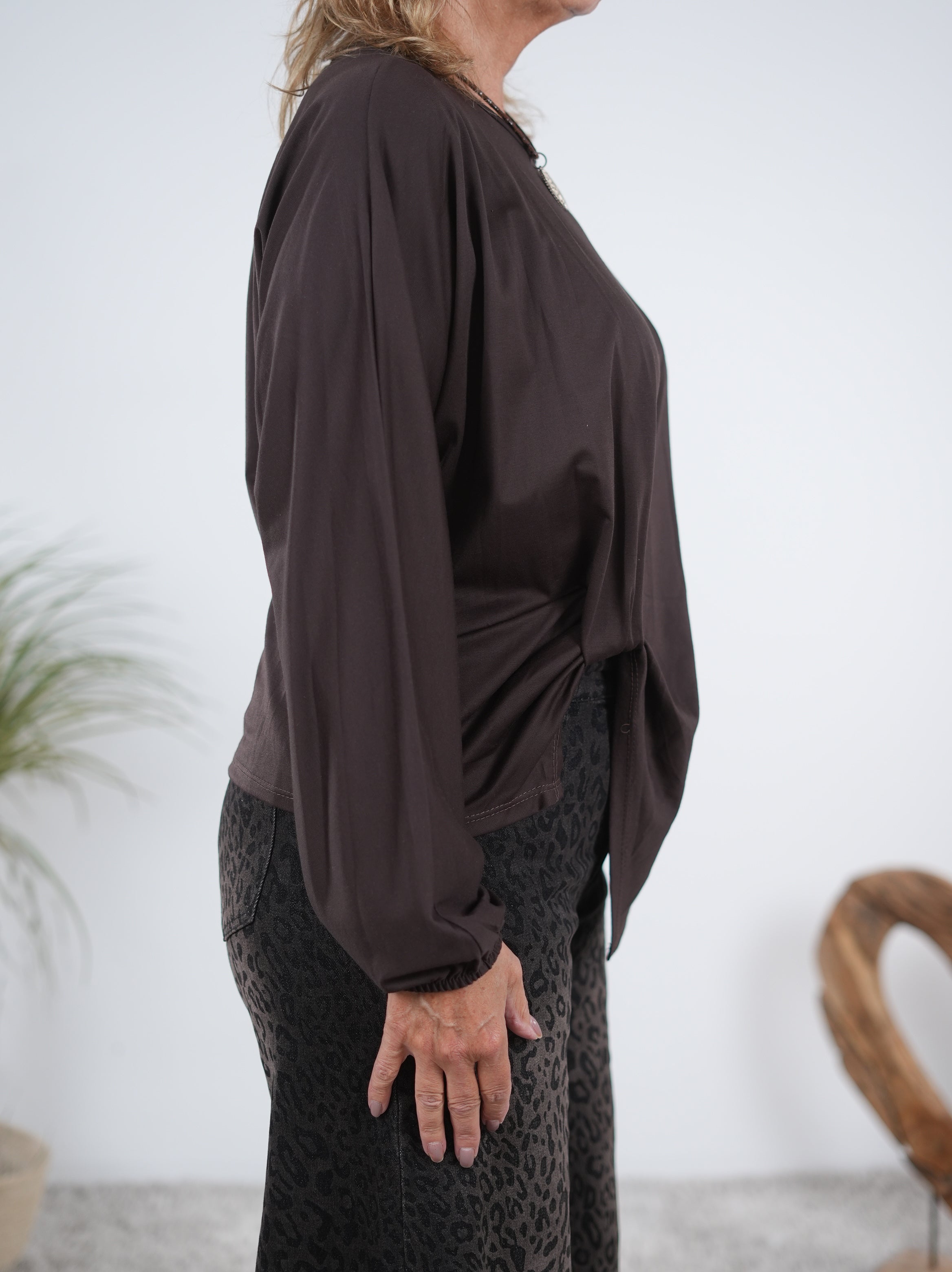 langarm Shirt aus Viskose