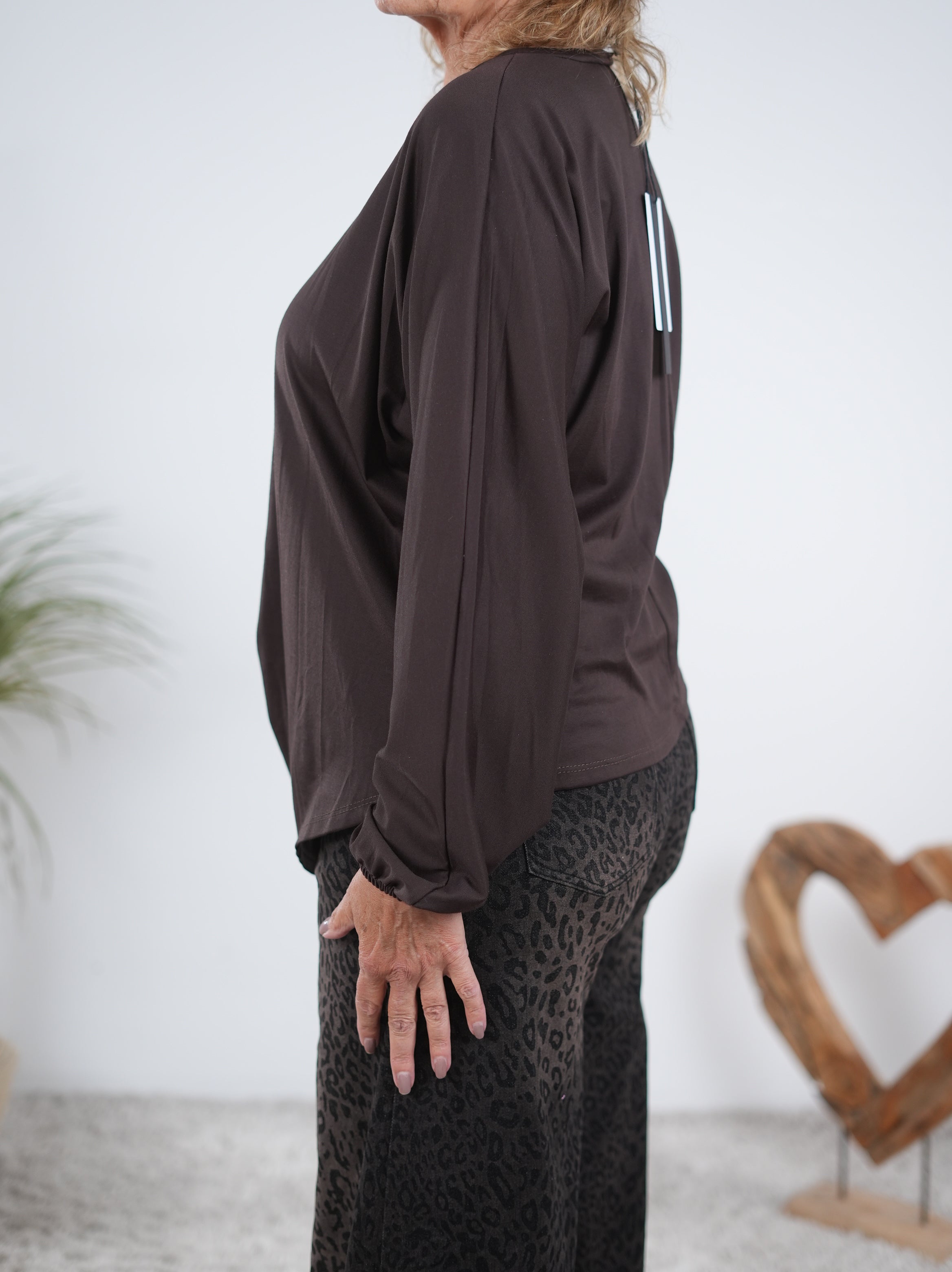 langarm Shirt aus Viskose