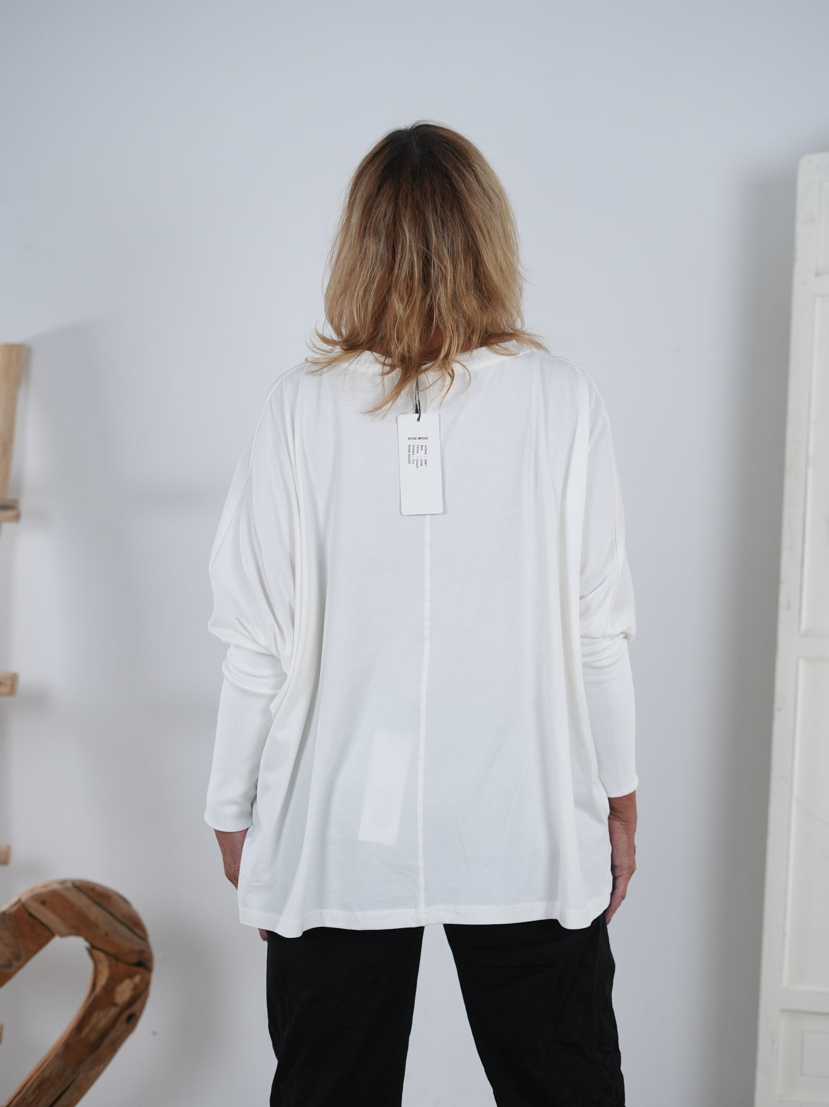 langarm Shirt mit Motiv und Stulpenärmeln
