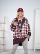 leichte Jacke im Flanell Stil, kariert