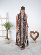 Leichtes Kleid im Mustermix
