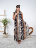 Leichtes Kleid im Mustermix