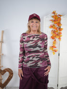 Long Sleeve in Camouflage Bordeaux