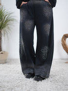 Marlene Pants aus Baumwolle mit Motiv