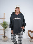 oversize Hoody mit 3D Print