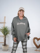 oversize Hoody mit 3D Print