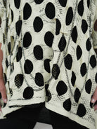 oversize Netz Shirt mit Ketten "Details"