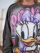 oversize Sweaty mit buntem Print