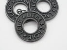 SchauTime Amulett L, Lebe Liebe Lache, schwarz