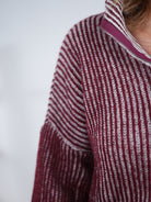 Strickjacke im Pattent Muster