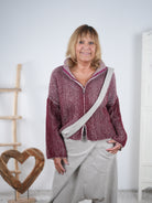 Strickjacke im Pattent Muster