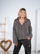 Strickjacke im Pattent Muster