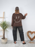 Süßes Sweaty mit Smiley Print