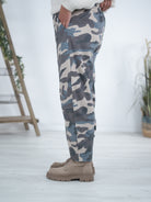 Weiche Wide Leg Camouflage Pants