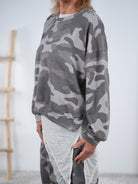 Weiches Sweatshirt im Camouflage Look